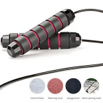 Adjustable Bearing Skip Rope Speed Fitness Aerobic Jumping Exercise And Fitness Equipment Home Gym Skipping Jump Rope