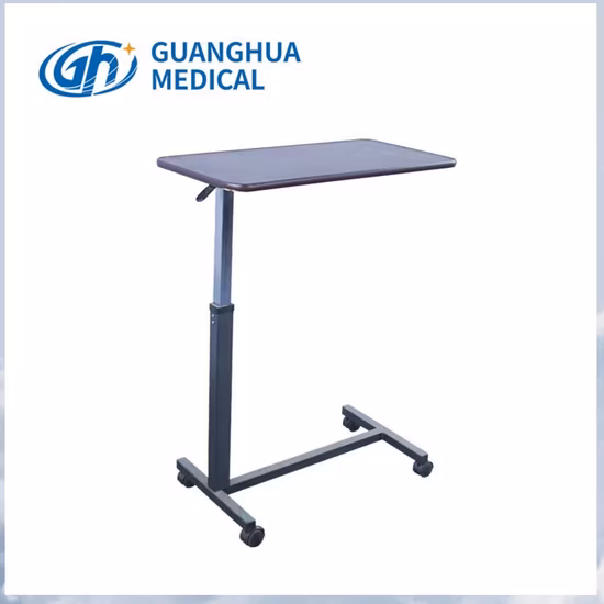 Adjustable Mobile Dining Table Board for Hospitals