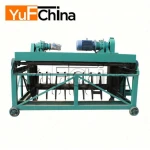 Agricultural waste compost turner machine / Fertilizer production line