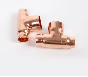 Air Conditioner Parts  T pipe fitting t-type connector tripod joint pipe tube pipe fittings copper Tee