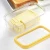 Import Airtight Rectangular Food Storage Butter Box Case Butter Dish Keeper with Cutter Cheese Grater Container Slicer from China