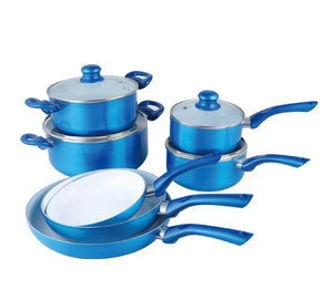 aluminium non-stick cookware set include milk pot/ fry pan