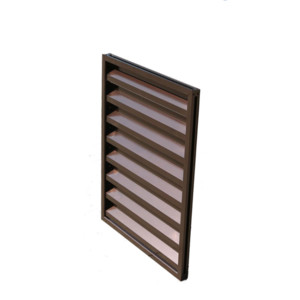 Aluminium window shutters with aluminum blades