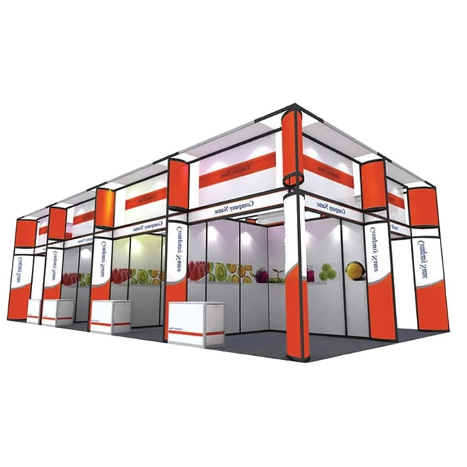Aluminum Square Exhibition Extrusion Booth Stand Trade Show Display