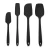 Import Amazon best selling non- stick set of 4 silicone baking tools with spatula kitchen utensils for cooking and mixing from China