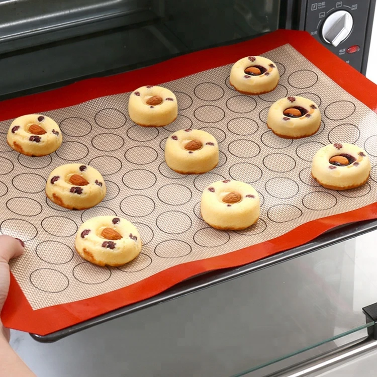 Amazon Top Selling Custom Non-Stick Silicone Macaron Baking Mat Pastry Mat