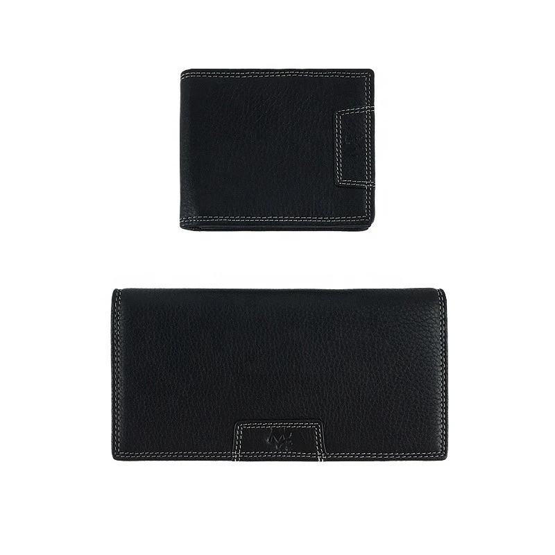 ANMAI design fashion top line men&#x27;s genuine leather wallet card case