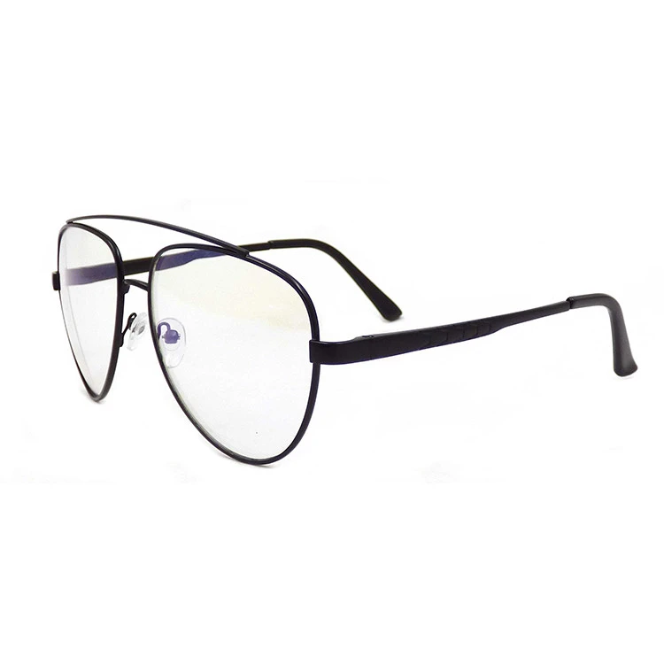 Anti Blue Sunglasses Anti Blue Tempered Glass Sunglasses Anti Blue Light Unisex Metal Aviation Sunglasses Eyewear