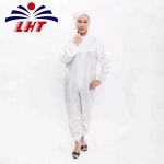 Anti-static Polyester Cleanroom ESD Safety Coverall