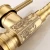 Import antique gold brass single lever restaurants cold hot water kitchen  faucet from China