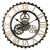 Import Antique rustic 3d wood gear wall clock from China