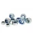 Import ASME 3/8 5/16 Zinc Plated Nylon Insert Flange Lock Nut Hexagon Flanged Nuts from China