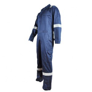 ASTM D 6413 HRC 2 100% cotton FR flame fire resistant retardant fireproof coverall uniforms for sale