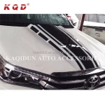 Auto accessories bonnet parts engine hood scoop for hilux revo 2015 2016
