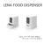 Import Auto Automatic Pet Feeder Food Dispenser And Water Dispenser 2 In 1 from China