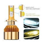 Auto lighting system h11 IP68 c6f led headlight 36W 3000LM