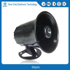 Auto programmable alarm horn speaker for car