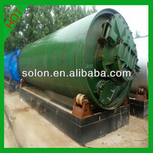 Automatic Environmental-friendly waste tyre waste recycling machine pyrolysis plant
