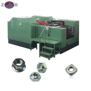 Automatic hexagonal nuts bolts making machine with cold forging