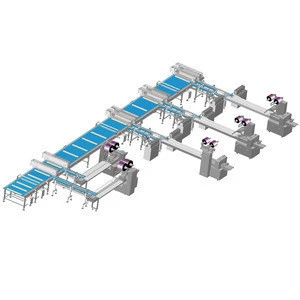 Automatic High Speed Pillow Type Wafer Biscuit Packing Production line