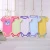 Import baby bodysuit organic cotton short sleeve 5 pack baby romper pattern with embroidered printed from China