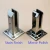 Import Balustrade square frameless stainless steel 2205 glass pool fence railing spigot clamps for stairs swimming pool glass from China