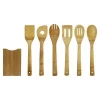 bamboo kitchen accessory 6-piece utensil set cooking tools on sale