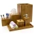 Import Bamboo luxury Bath Vanities Bathroom Accessories Set for Hotel Bathroom from China