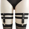 Bangdaerge sexy women black garter belt P0018