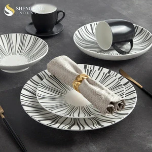 Bar Restaurant Dishes China Wholesale Ceramic Plates