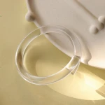 Barlaycs 2021 Bracelets And Charms Jewelry New Arrival INS Women Summer Transparent Acetate Acrylic Bangle Resin Bracelet