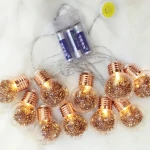 Battery Powered G40 LED String Lights   for Indoor Christmas Decoration