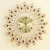 Import Beautiful metal made peacock design quartz wall clock for home decoration from China