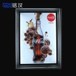 Best design hanging led light box real estate agent window led display a3