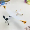 Best selling DIY educational Foam Airplane Hand Throwing  Rubber band plane toy for kids