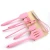 Import Best Selling Online One Piece Silica Gel Pink 6 Sets Of Baking Tools Set Silicone Leakage Scraper Egg Beater Brush from China