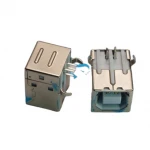 BF 90 degree square port USB seat B female all copper D-type printer interface new and durable