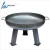 Import big size cast iron fireplace fire pit with 3 legs from China