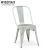 Import bistro cafe hotel metal frame  restaurant metal dining chairs wholesale stackable tolix chair from China