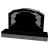 Import Black Granite Funerare Memorials and Monuments Stones For Grave from China