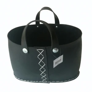Black rubber basket, recycle rubber bag from Vietnam