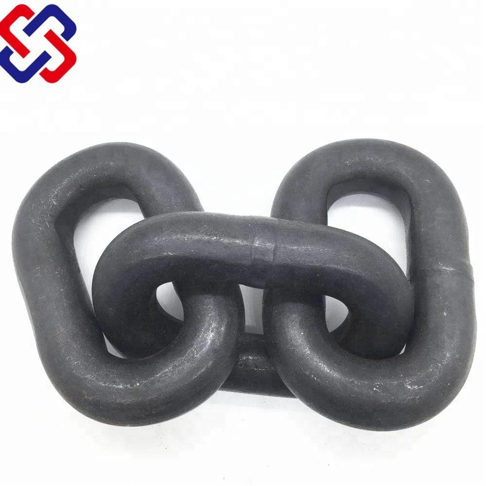 Black tempered alloy steel G80 lifting chain