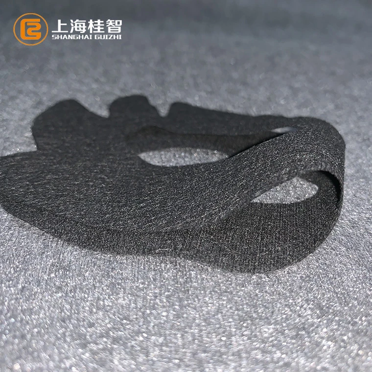 Black viscose eye mask   high water absorption spunlace nonwoven fabric