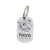 Import blank stainless steel dog name tag id tag metal printed  dog medal from China