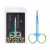 Import BORN PRETTY Chameleon Curved Head Eyebrow Scissor Makeup Trimmer Facial Hair Remover Manicure Scissor Nail Cuticle Tool from China