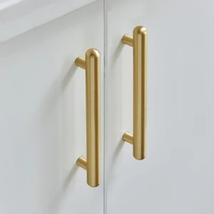 Brass handle light luxury cabinet drawer wardrobe