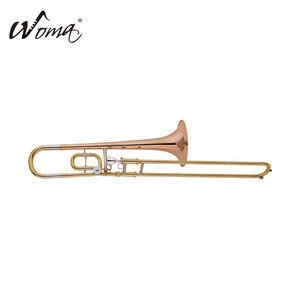 Brass Musical Instruments Trombone Gold Bass Trombone