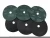 Import brushed abrasive disc black silicon carbide round hole sandpaper disc Fiber disc from China