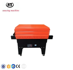 BS-4525 Low price heat sealing shrinking packaging machine for PVC POF PP transparent plastic film