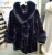 Import Canada Design Pieces of Mink Coat Fox Fur Collar Overcoat from China